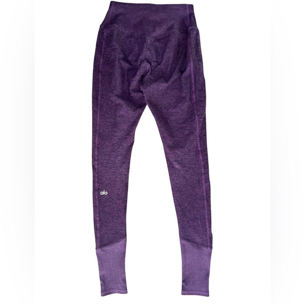 ALO Yoga High-Waist Alosoft Lounge Leggings Size XS  Electric Violet Heather 